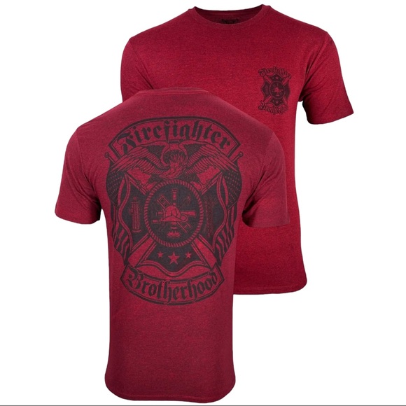 Howitzer Style Men's T-Shirt Fire Crest Military Grunt MFG - Picture 1 of 11